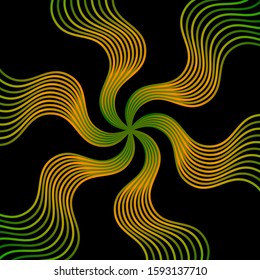 An abstract wavy burst background image.