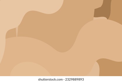 Abstract wavy chocolate background design.