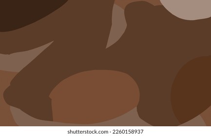 Abstract wavy chocolate backgrounds. Hand drawn various shapes and doodle objects. Contemporary organic modern trendy vector illustrations. Every background is isolated. Pastel colors