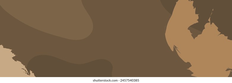 Abstract wavy chocolate backgrounds. Hand drawn various shapes and doodle objects. Contemporary organic modern trendy vector illustrations. Every background is isolated. Pastel colors
