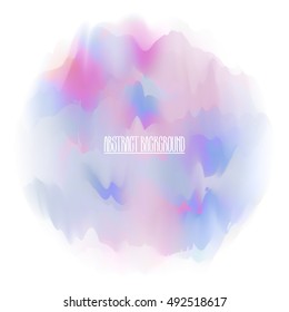 Abstract wavy circle background drawn in pink and blue colors.