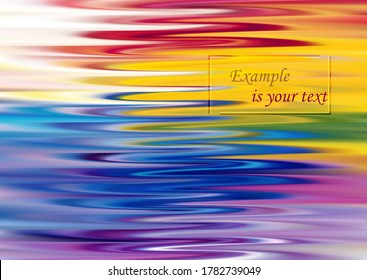 Abstract wavy colored background.Beautiful twisted liquid waves