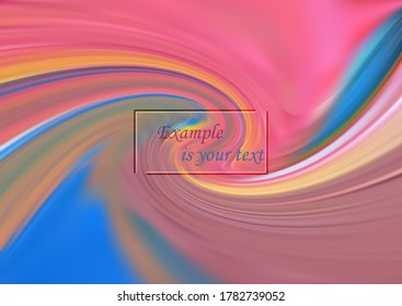 Resumen de fondo ondulado de color ondulado.Bellas ondas líquidas retorcidas