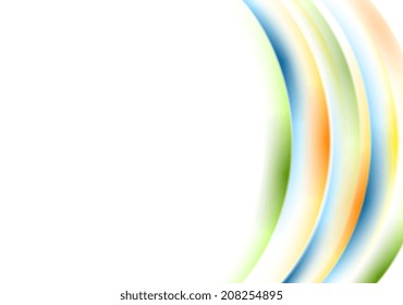 Abstract wavy colorful background. Vector design