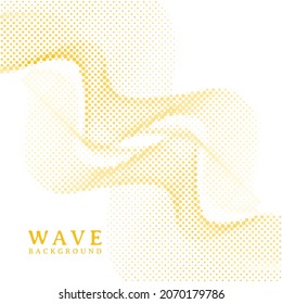Abstract wavy colorful gradient dots halftone background, Halftone background design