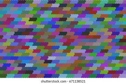 abstract wavy colorful rectangles. colored background. halftone effect. vector illustration 