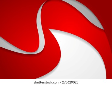 Abstract wavy concept bright template design. Vector backdrop