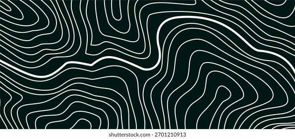 Contorno ondulado abstrato Plano de fundo. Plano de fundo do contorno topográfico. papel de parede ondulado abstrato.
