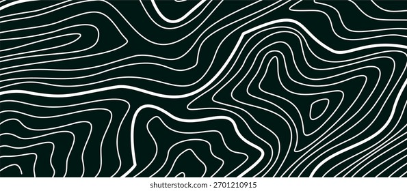 Contorno ondulado abstrato Plano de fundo. Plano de fundo do contorno topográfico. papel de parede ondulado abstrato.