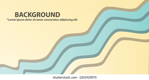 Abstract wavy curved background for web design, banners, posters, Colorful template banner with gradient color