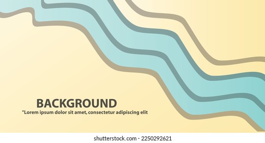 Resumen de fondo ondulado curvo para diseño web, carteles, afiches, banner de plantilla colorido con color degradado