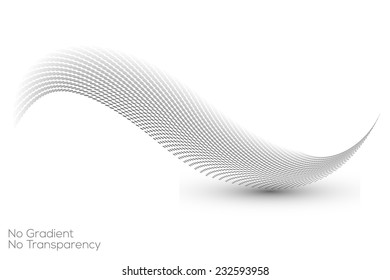 Abstract wavy & curvy design element