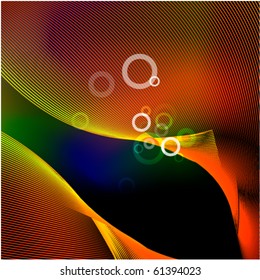 Abstract wavy design