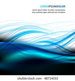 Fundo abstrato ondulado do projeto