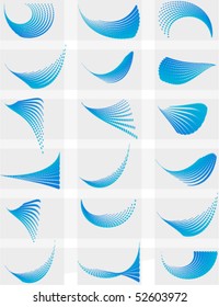 abstract wavy design elements