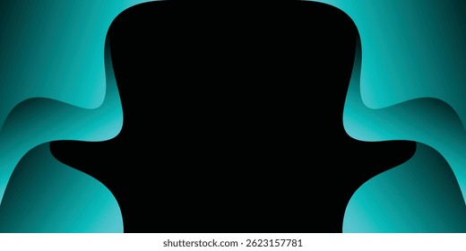 Abstract Wavy Design Vector Background