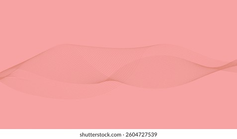 Abstract wavy digital background. Vector dynamic illustration