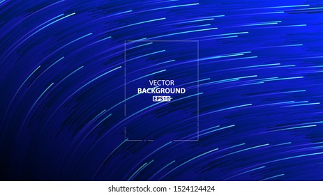 Abstract wavy digital glitch effect banner. Abstract glitch effect with dynamic stripes. Vector illustration.