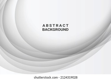 Abstract wavy dimension white background