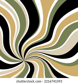 Abstract wavy, dinamic twirl pattern. Vector Illustration.