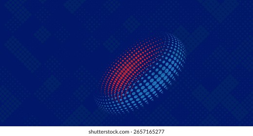 Abstrait ondulé, dessin au trait pointillé sur fond bleu, illustration d'Image vectorielle, eps10.