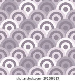 Abstract wavy and dotted shapes seamless pattern.