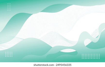 Abstractas ondulado dinámico fluido moderno fondo en blanco