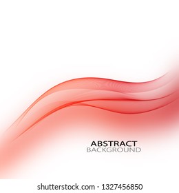 
Abstract wavy elegant red wave
