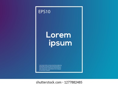 Abstract wavy geometric background Trendy gradient shapes composition
