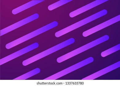 Abstract wavy geometric background. Trendy gradient shapes composition