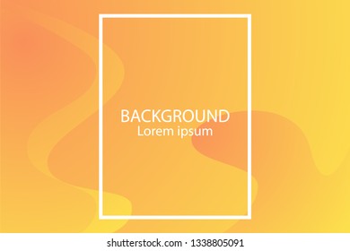 Abstract wavy geometric background. Trendy gradient shapes composition
