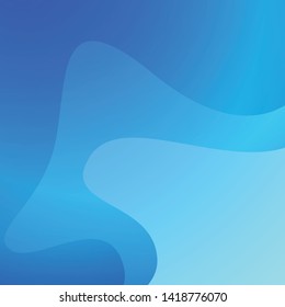Abstract wavy geometric background. Trendy gradient shapes composition