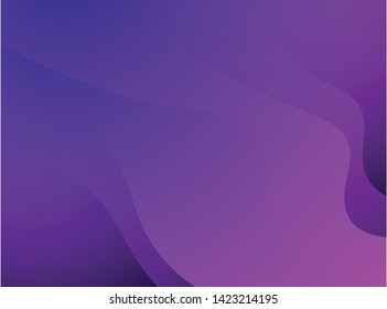 Abstract wavy geometric background. Trendy gradient shapes composition