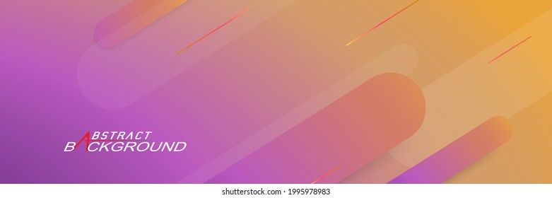 Abstract wavy geometric background. Trendy gradient shapes composition. Modern vector design illustration