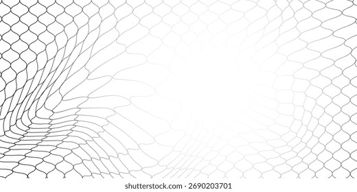 Patrón de malla de línea geométrica ondulada Abstractas. Vector eps10