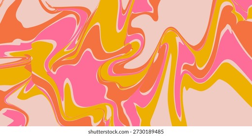 Abstrakte wellenförmige geometrische Y2K mit Textur rosa Hintergrund. Moderner Hintergrund. 10 EPS