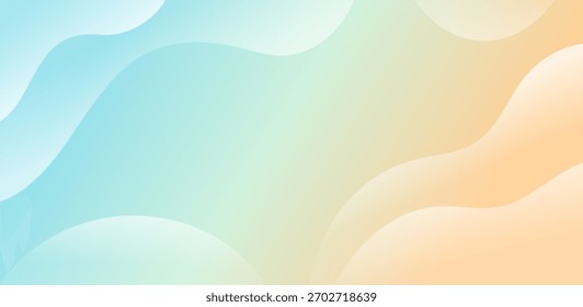 Fondo ondulado Abstractas del gradiente con las Formas fluidas lisas