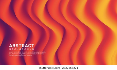 Fondo de degradado ondulado Abstractas en tonos cálidos