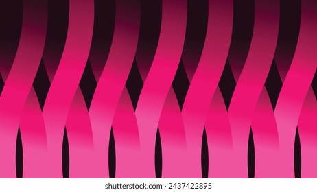 Abstract wavy gradient purple color layer contrast background.