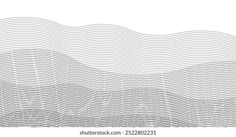 abstract wavy graphics 3d rendering	