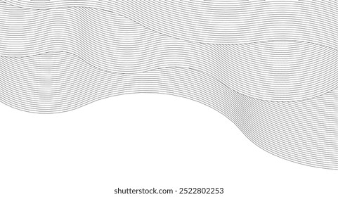 renderização 3d de gráficos ondulados abstratos	