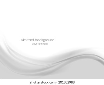 Abstract wavy gray background