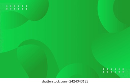 Abstract wavy green background with gradient color for wallpaper, web, banner, and others