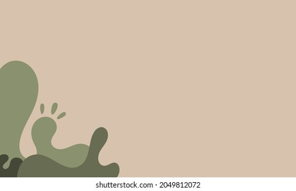 abstract wavy green backgrounds. organic minimalist paper. contemporary modern trendy vector illustrations. every background is isolated. Pastel colors