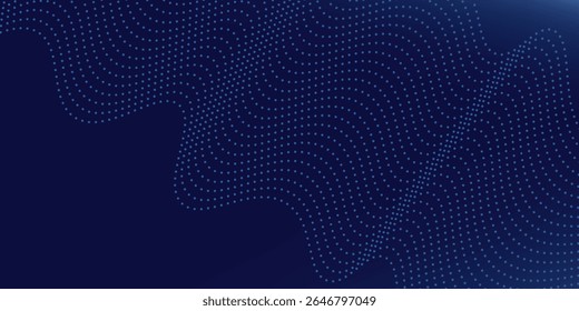 Fondo de semitono ondulado Abstractas azul . Vector de estilo deportivo de arte pop Dot. Ilustraciones bien moderno