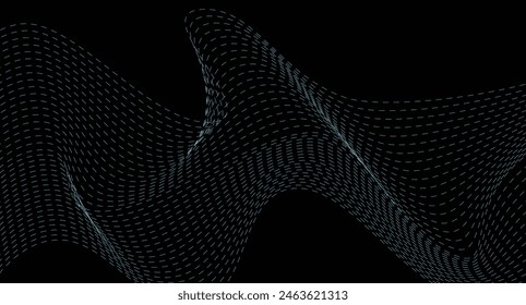 Abstrakter wellenförmiger Halbtonpunkt-Hintergrund