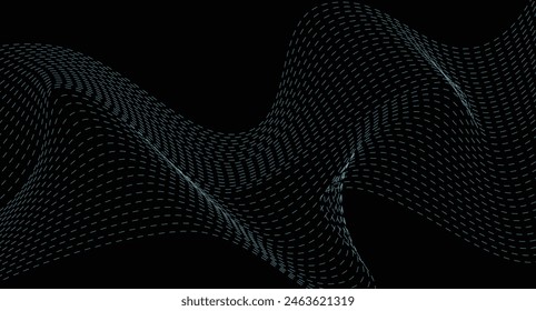 Fondo de puntos de semitonos ondulados Abstractas
