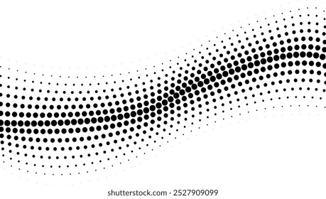 Abstract Wavy halftone flowing dots pattern for gradient background.
Technology abstract lines . Twisted curve wave line