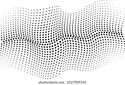 Abstract Wavy halftone flowing dots pattern for gradient background.
Technology abstract lines . Twisted curve wave line