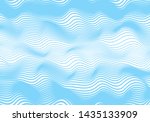 Abstract wavy horizontal lines, blue winding, relief wave. Vector illustration template with the ability to overlay isolated background.